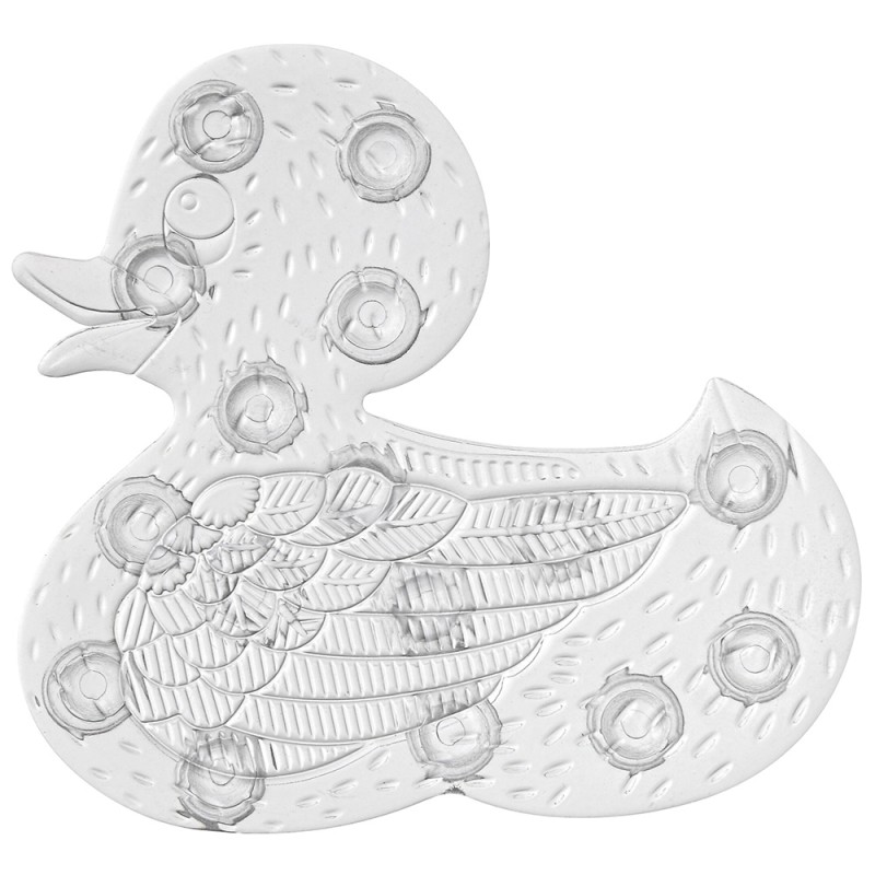 5 Formine Antiscivolo per Doccia e Vasca Duck in PVC colore Bianco 5 Formine Antiscivolo Doccia e Vasca Duck in PVC colore Bianco