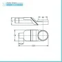 Scheda tecnica Canalina doccia 60 cm in alluminio reversibile scarico centrale, sifone e piletta inclusi