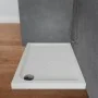 Piatto doccia 70 x 120 rettangolare antiscivolo in ceramica dolomite bianco Gemma