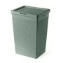 Cesta portabiancheria  65 lt verde salvia in plastica riciclata
