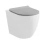 Copriwc originale a sgancio rapido in termoindurente ultraslim soft-close bianco opaco Tokyo
