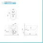 scheda tecnica bidet sospeso tokyo