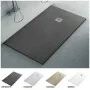 Piatto doccia ardesia 80x140 resina effetto pietra antracite Karen