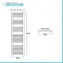 Termoarredo bianco scaldasalviette L 55x150 interasse 50 cm Opera