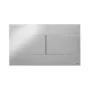 Placca di comando Oli Slim Dual cromo lucido 25,5 cm in ABS con doppio scarico