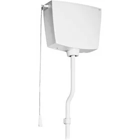 Cassetta di scarico Oli 41 cm in PS alta bianca 6/9 lt con catenella e leva