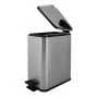 Pattumiera bagno 5 L in acciaio inox spazzolato con apertura a pedale Rexa