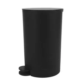 Pattumiera bagno 3 L in polipropilene nero con apertura a pedale Orbix