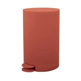 Pattumiera bagno 3 Lt terracotta con apertura a pedale Orbix