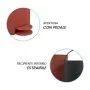 Pattumiera bagno 3 L in polipropilene terracotta con apertura a pedale Orbix