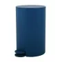 Pattumiera bagno 3 L in polipropilene blu scuro con apertura a pedale Orbix