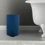 Pattumiera bagno 3 L in polipropilene blu scuro con apertura a pedale Orbix