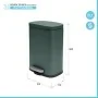 Scheda tecnica Pattumiera a pedale in acciaio 5 lt verde scuro con chiusura rallentata Axin
