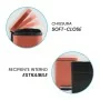 dettagli Set pattumiera 5lt a pedale e portascopino in acciaio color terracotta opaco Axin