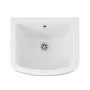 Pilozzo lavanderia sospeso 46x40 cm in ceramica bianco per interno ed esterno
