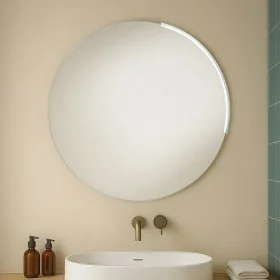 Specchio bagno rotondo con luce a led integrata da 80cm