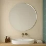 Specchio bagno rotondo con luce a led integrata da 80cm