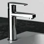 Miscelatore lavabo spazzolato Mariani serie Artic scarico incluso