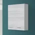 Pensile Grigio Salvaspazio due ante per bagno e lavanderia 60x70