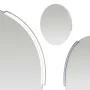 Specchio bagno rotondo con luce a led integrata da 60cm 