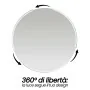 Specchio bagno rotondo con luce a led integrata da 60cm 