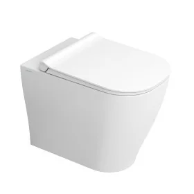 Wc filomuro Rimless Mirto con scarico traslato a pavimento o a parete