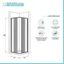 Scheda Tecnica Box doccia angolare 70x70 Carmen