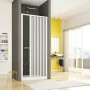 Box doccia nicchia 70cm con anta ad apertura laterale a soffietto in PVC Katia