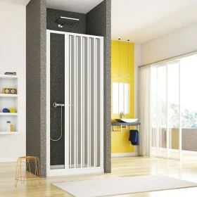 Box doccia nicchia 80cm con anta ad apertura laterale a soffietto in PVC Katia