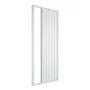 Render Box doccia nicchia 90cm con anta ad apertura laterale a soffietto in PVC Katia