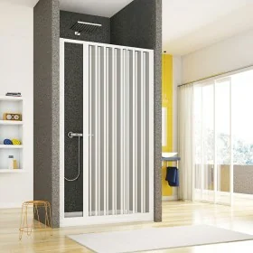 Box doccia nicchia 100cm con anta ad apertura laterale a soffietto in PVC Katia