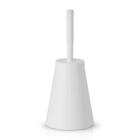 Portascopino wc conico in Polipropilene bianco da appoggio