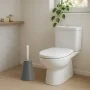 Portascopino wc conico in Polipropilene grigio da appoggio