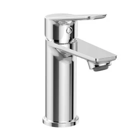 Miscelatore lavabo in ottone cromato monocomando con scarico automatico da 1 1 4 Aurora