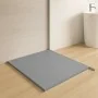 Piatto doccia 90x90cm in resina cemento antiscivolo griglia in acciaio inox Harmony