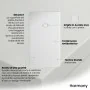 informazioni Piatto doccia 70x120cm in resina bianco antiscivolo con griglia in acciaio inox Harmony
