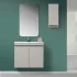 arredo bagno salvaspazio moderno tortora opaco