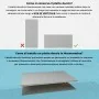 caratteristiche Piatto doccia 70x120cm in resina cemento antiscivolo con griglia in acciaio inox Harmony