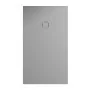 Piatto doccia 70x120cm in resina cemento antiscivolo con griglia in acciaio inox Harmony