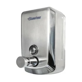 Dispenser sapone in acciaio cromo liquido verticale 0 5 Lt con erogazione push
