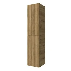 Colonna bagno sospesa 160cm in rovere africa a 2 ante Nara