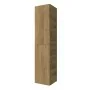 Colonna bagno sospesa 160cm in rovere africa a 2 ante Nara