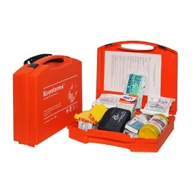 Cassetta pronto soccorso portatile con kit completo