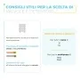 Scheda tecnica Termoarredo radiatore verticale bianco L 50x80 interasse 45 cm