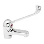 Miscelatore lavabo in ottone cromato con leva clinica linea Ines