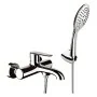 Miscelatore monocomando vasca in ottone cromato linea Armonia