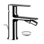 Set miscelatori lavabo alto e bidet in ottone cromato monocomando linea Armonia