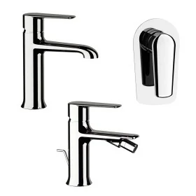Set miscelatori incasso doccia lavabo e bidet in ottone cromato linea Armonia