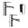 Set miscelatori incasso doccia lavabo e bidet in ottone cromato linea Armonia