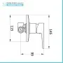scheda tecnica miscelatore ad incasso